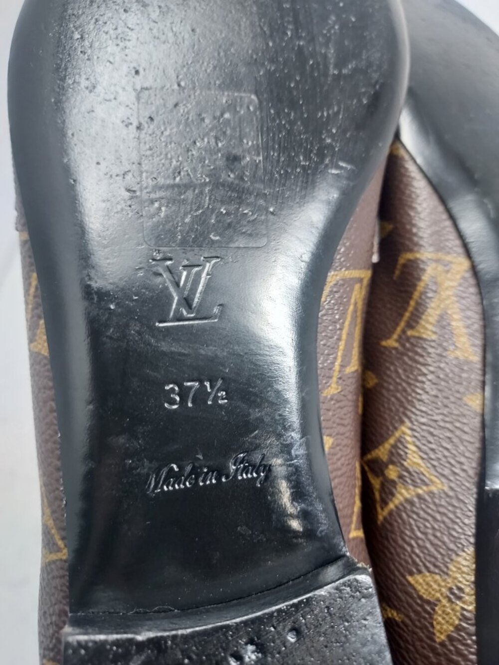 Louis Vuitton LV Monogram Brown Women Flat Shoe - Picture 5 of 13